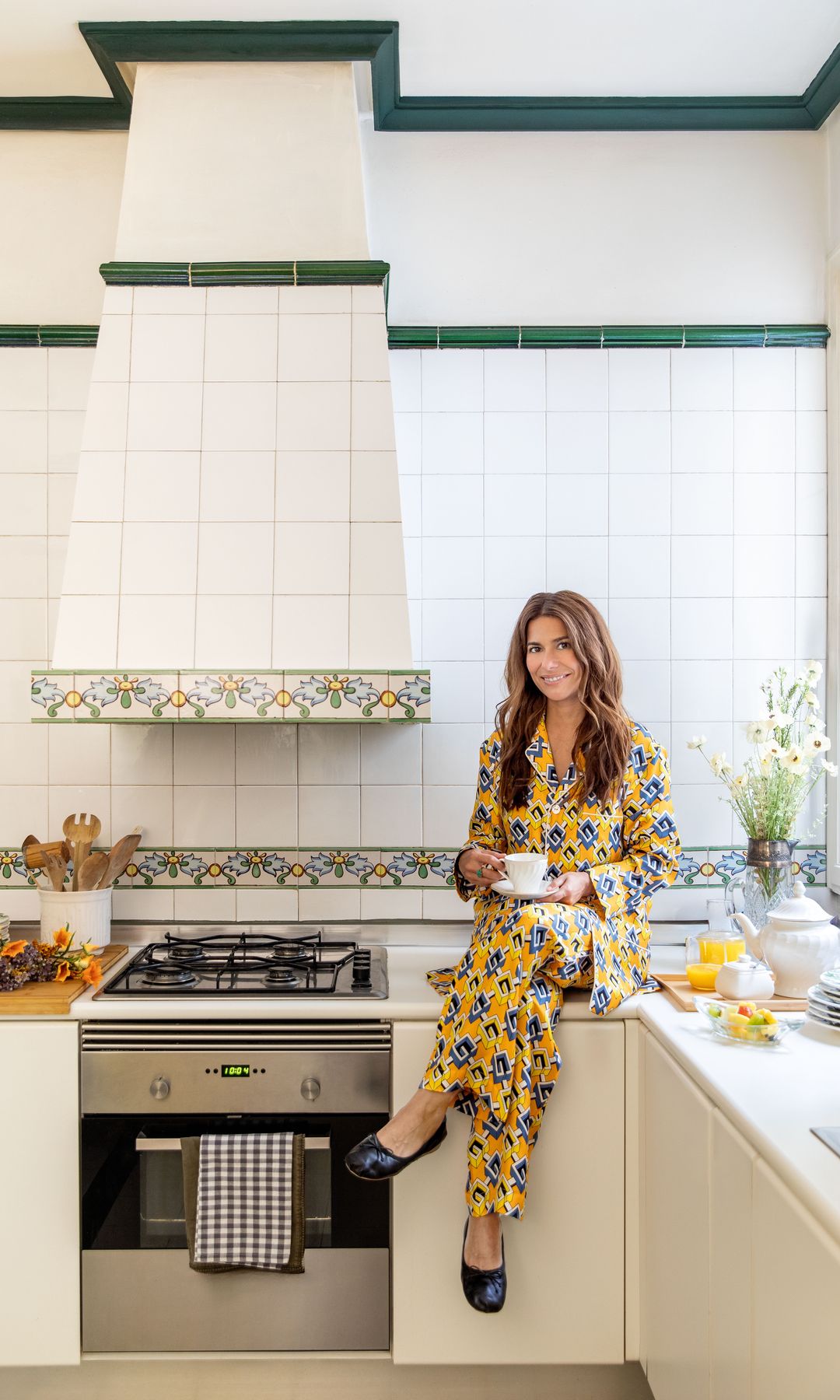 Alejandra Kreisler en su cocina