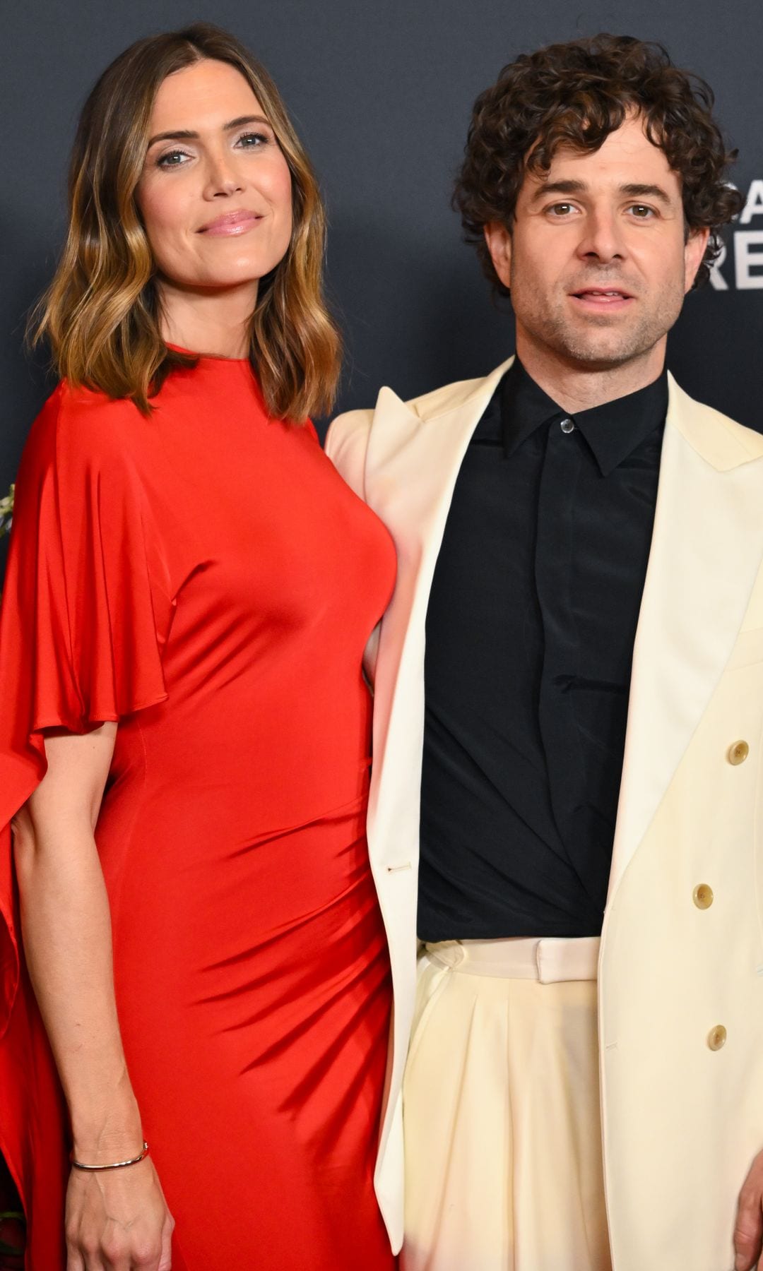 Mandy Moore y Taylor Goldsmith at the 67th GRAMMY Awards held at the Crypto.com Arena on February 2, 2025 in Los Angeles, California. (Photo by Michael Buckner/Billboard via Getty Images)