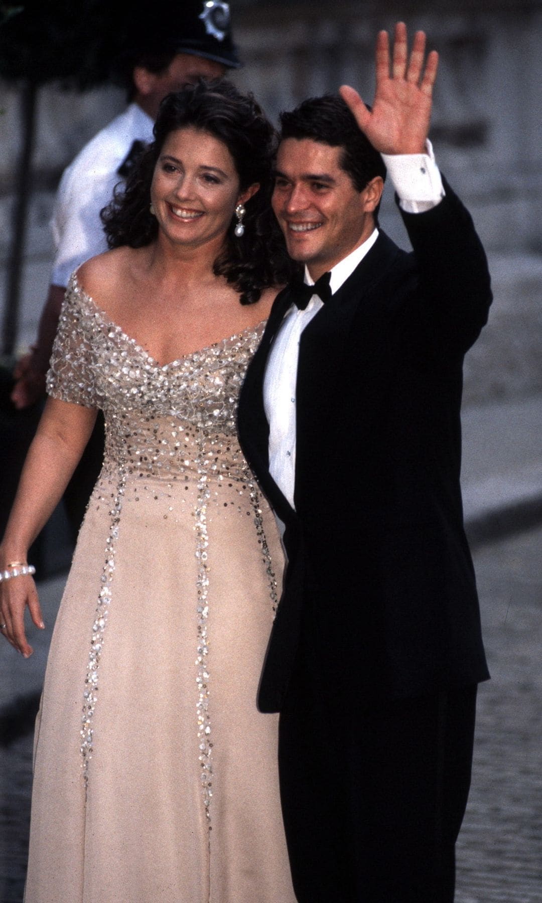 Alexia de Grecia and Carlos Morales at their wedding gala dinner