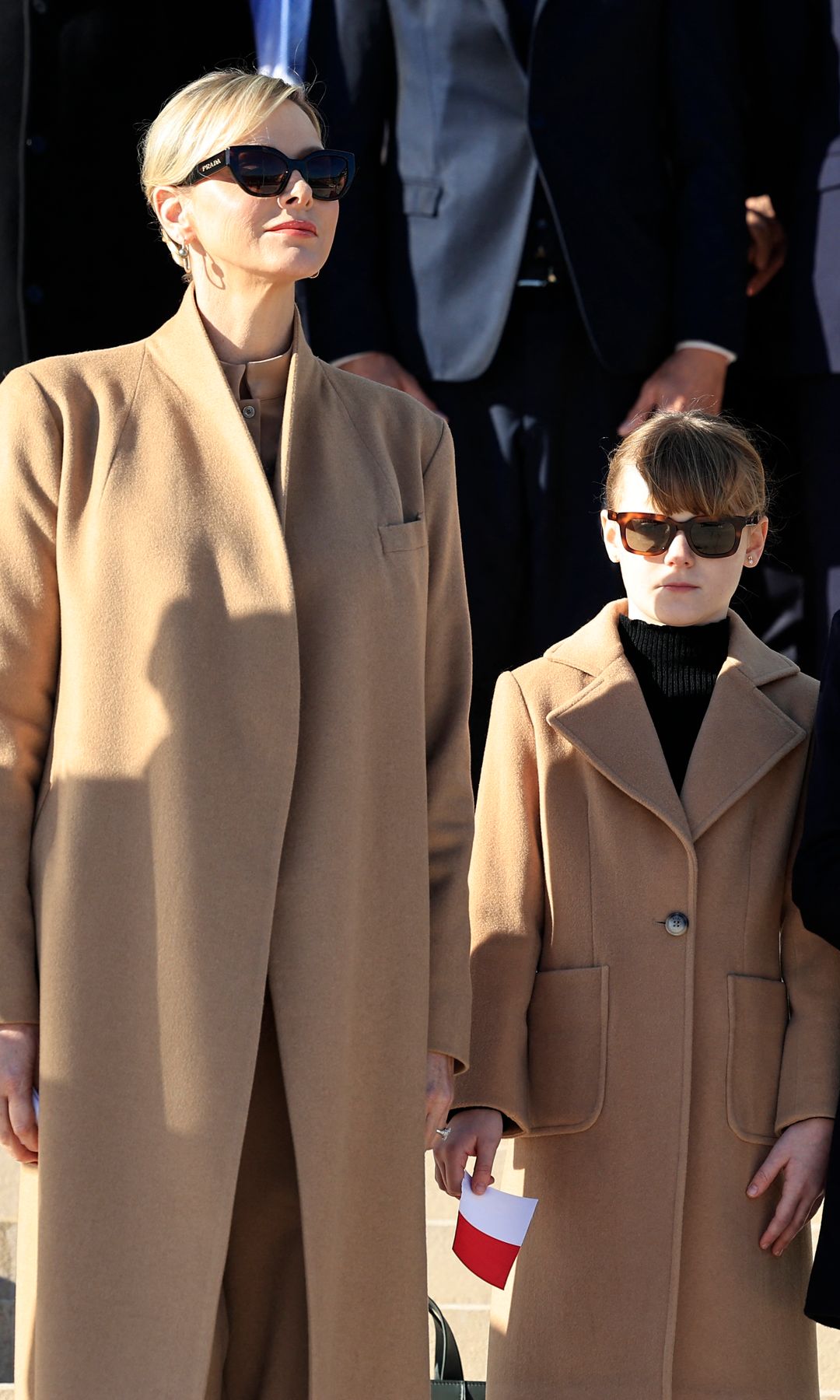 Alberto y Charlene de Mónaco con sus mellizos, Jacques y Gabriella