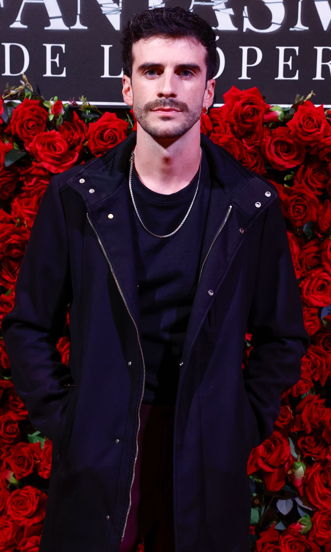 Actor Alejandro Vergara at photocall for premiere musical El fantasma de la Opera in Madrid on Friday, 27 September 2024