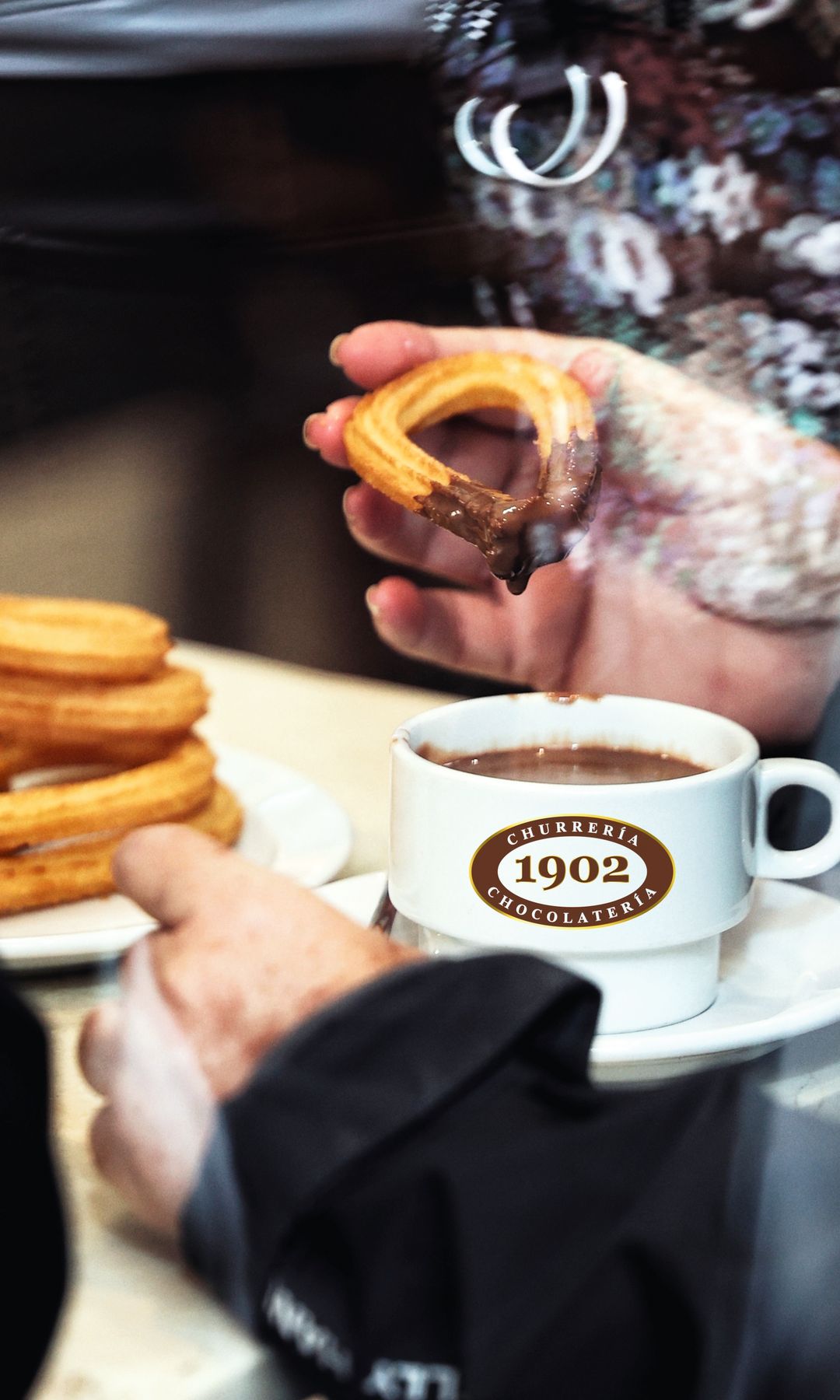 chocolatería 1902 churros