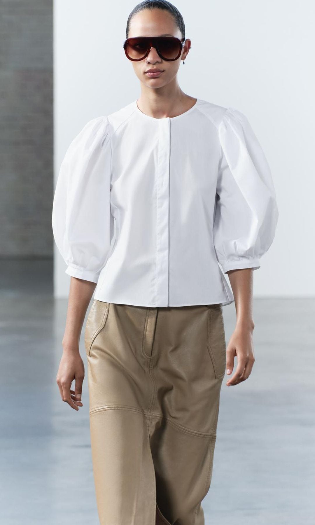 Camisa blanca de Zara