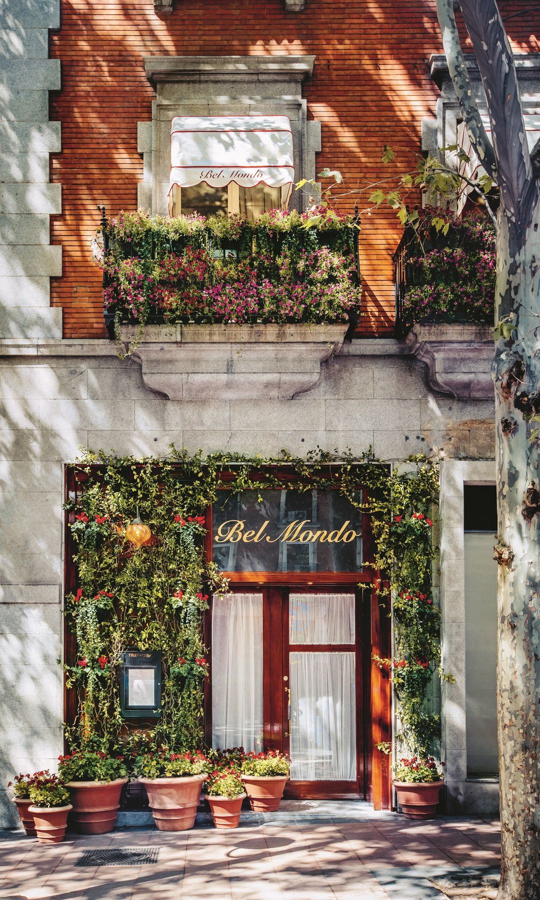 Fachada del restaurante Bel Mondo