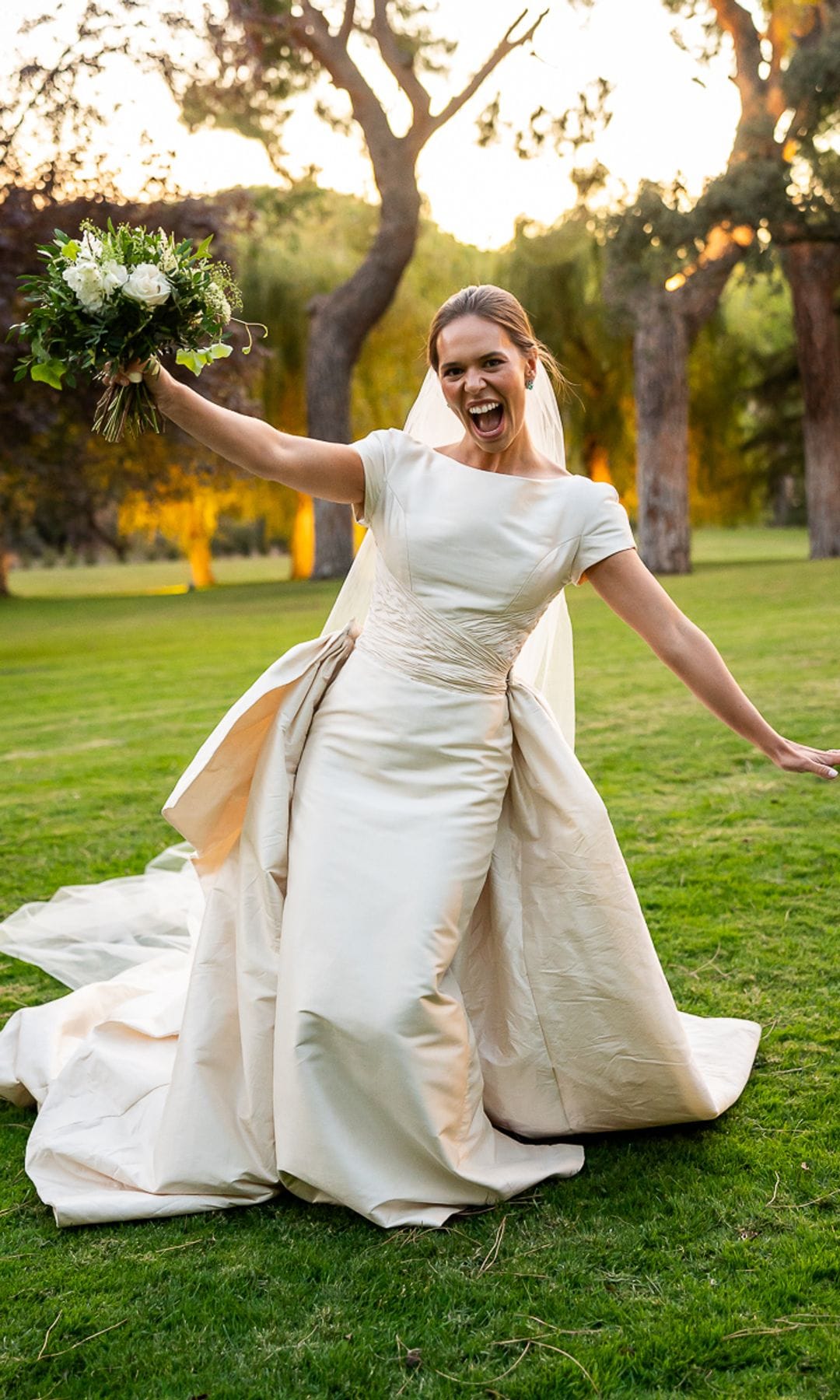 El vestido de novia reciclado de Patricia