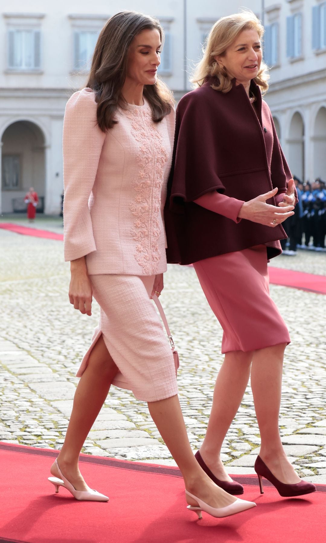 LA REINA LETIZIA EN SU VISITA A ITALIA