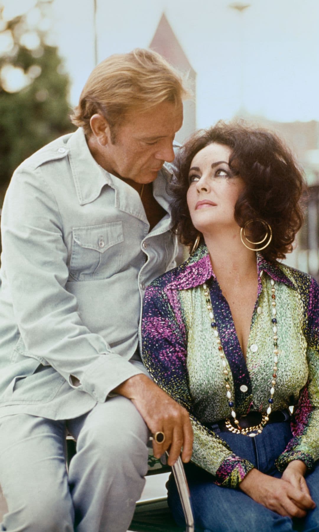 Elizabeth Taylor con Richard Burton