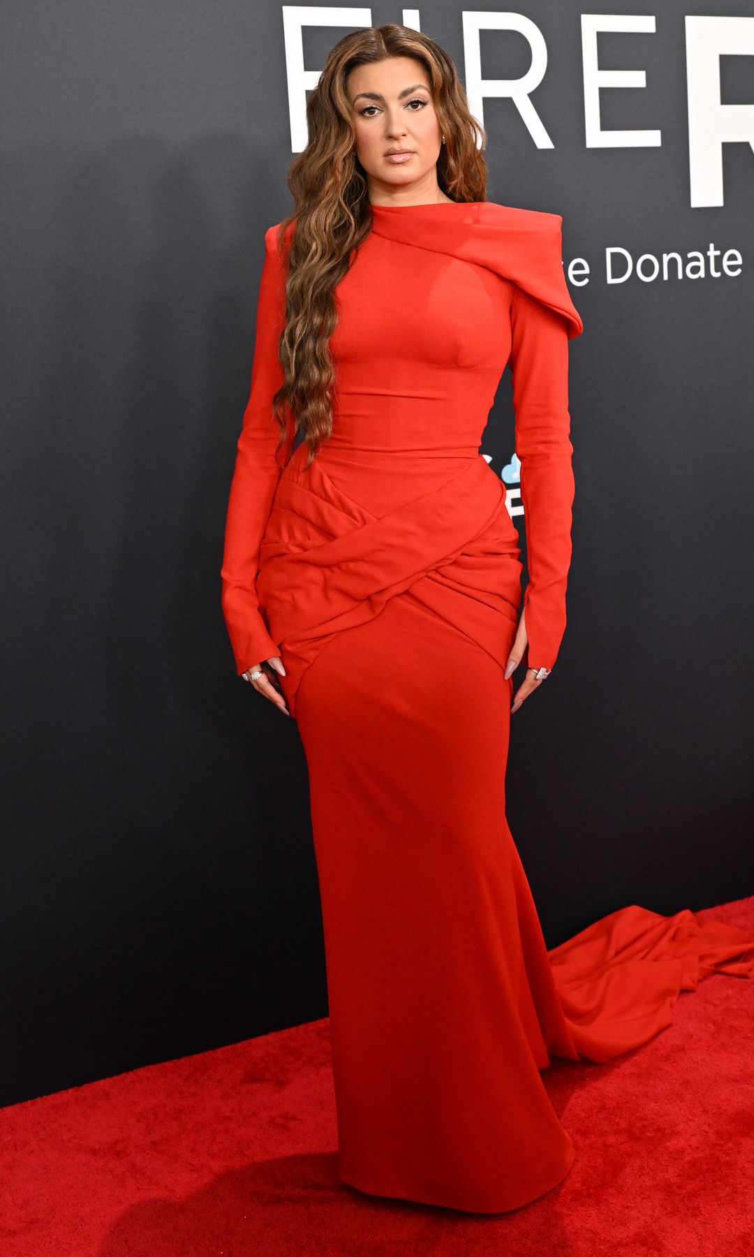 Tori Kelly arrives for the 67th Annual Grammy Awards at the Crypto.com Arena in Los Angeles on February 2, 2025