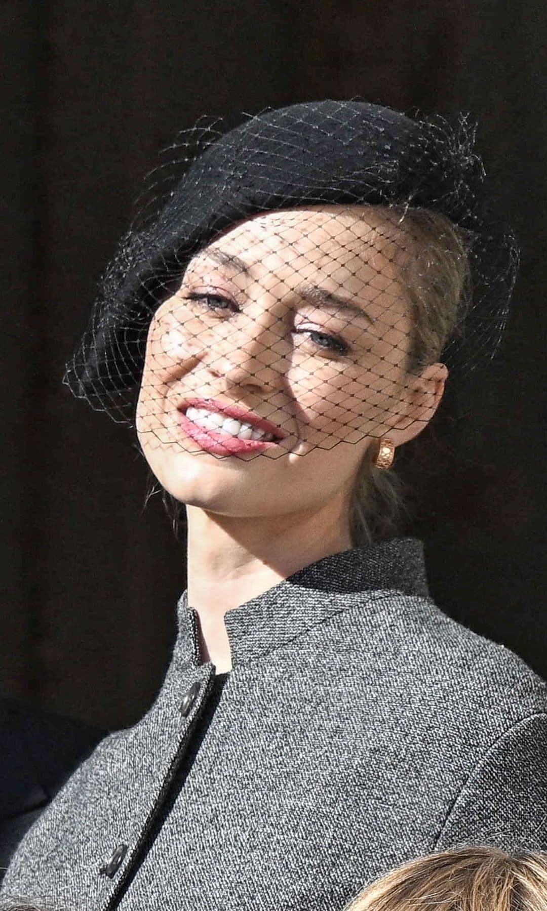 Beatrice Borromeo with headdress on Monaco National Day in 2024