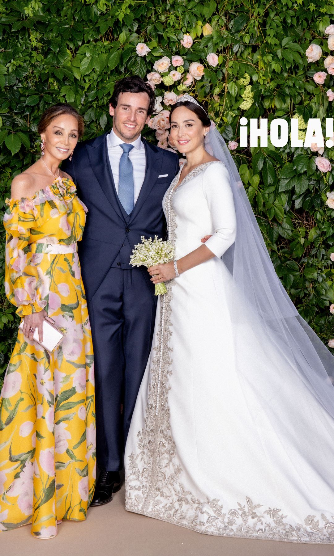 Isabel Preysler con Íñigo Onieva y Tamara Falcó