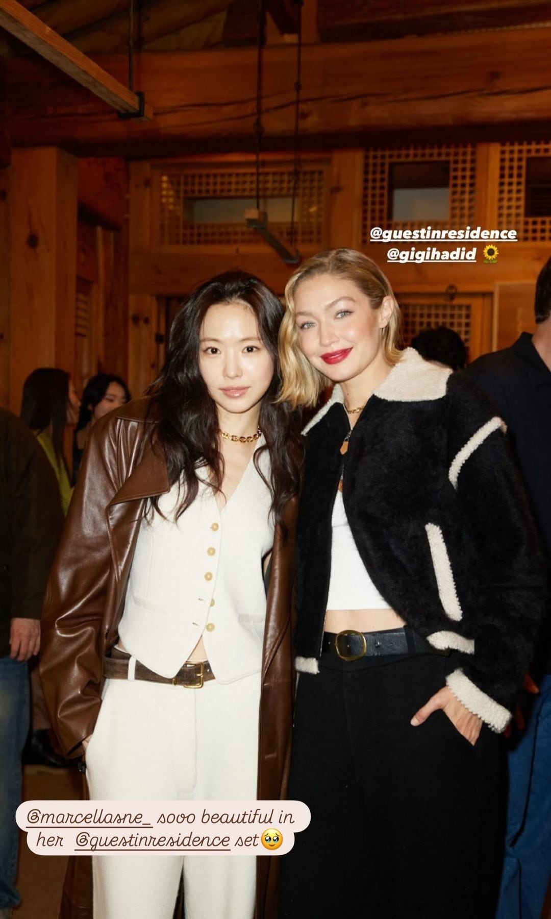 Gigi Hadid en la inauguración del 'pop up' de Guest in residence en Seúl 