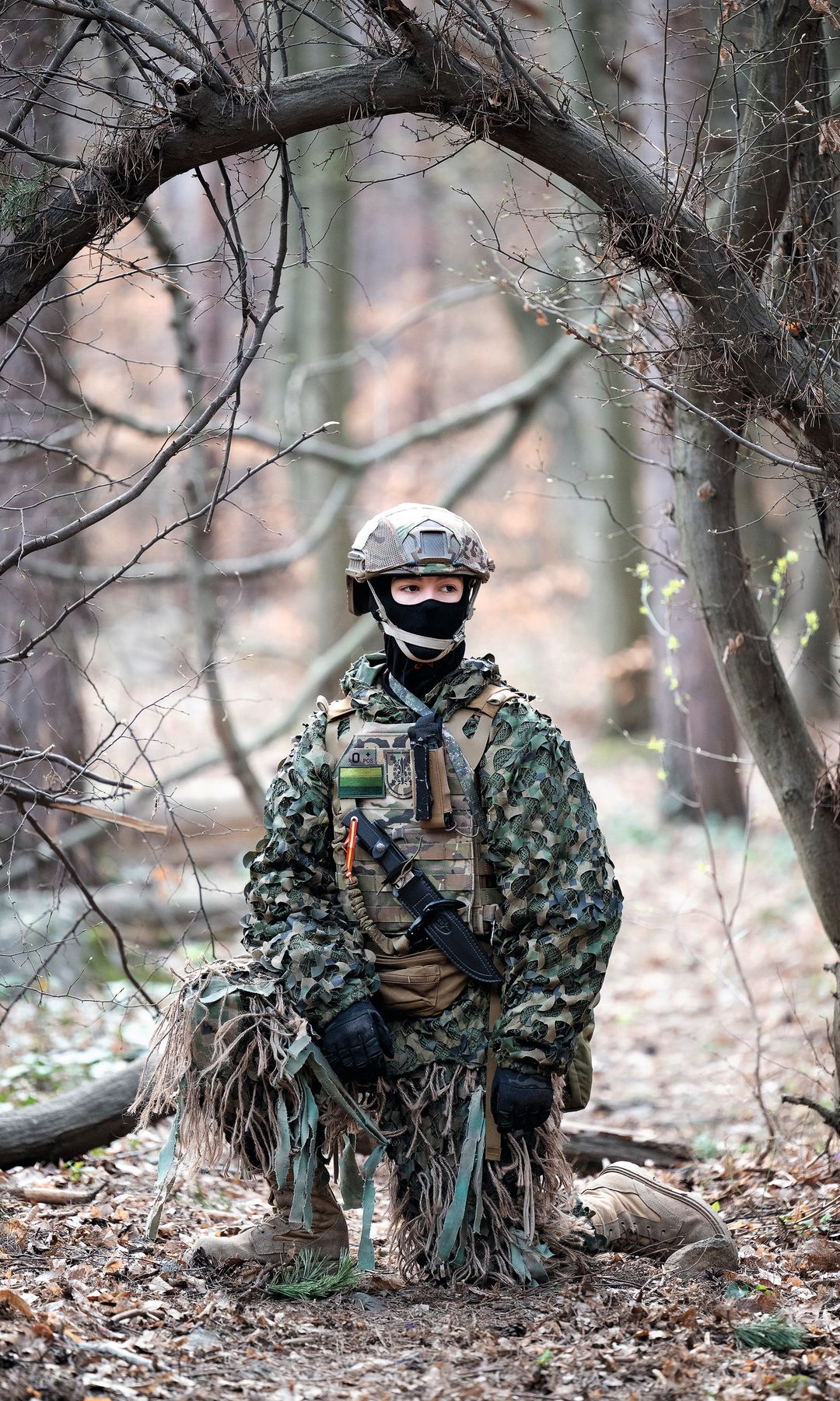 Simeón de Bulgaria vestido de camuflaje