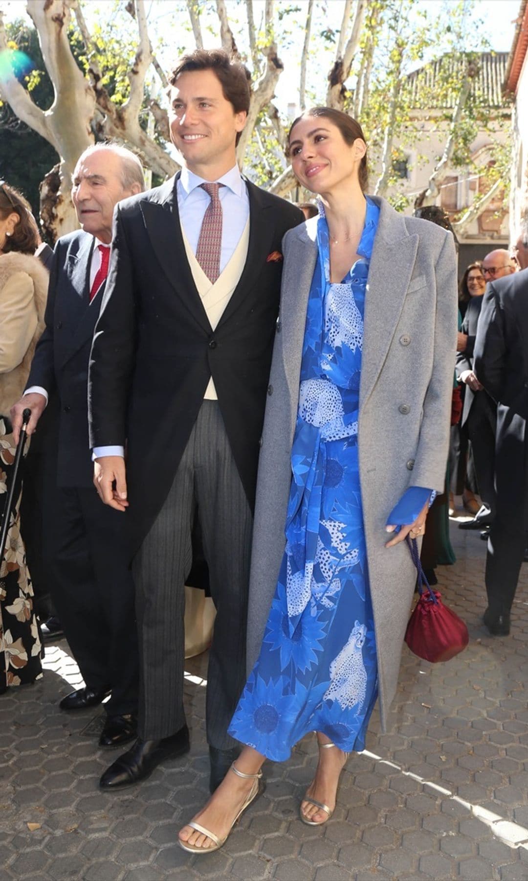 Ana Cristina Portillo y Santiago Camacho en la boda de Carlos Camacho Rodríguez y Miriam Gálvez Rodríguez-Vizcaíno 