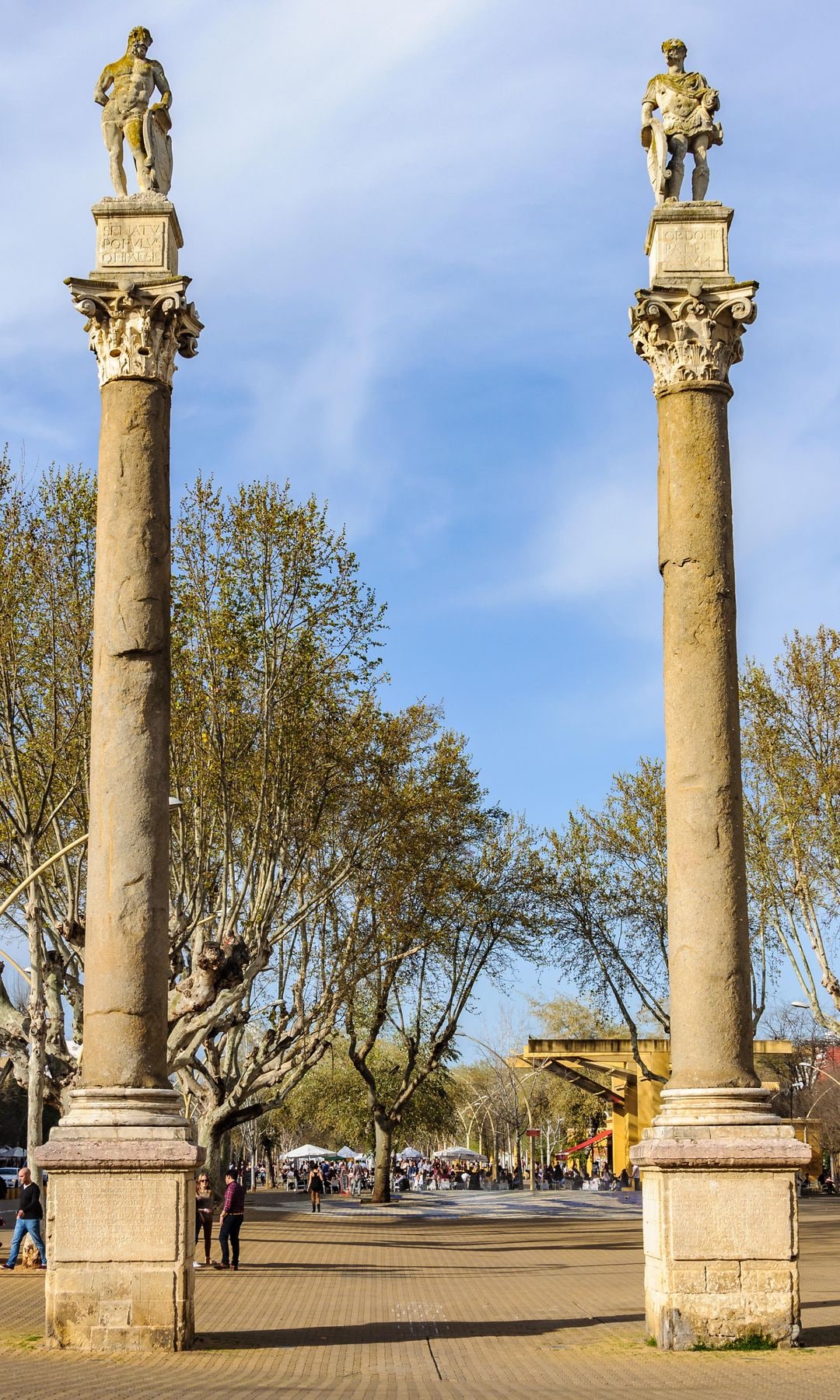 Columnas en la Alameda de Hércules, Sevilla 