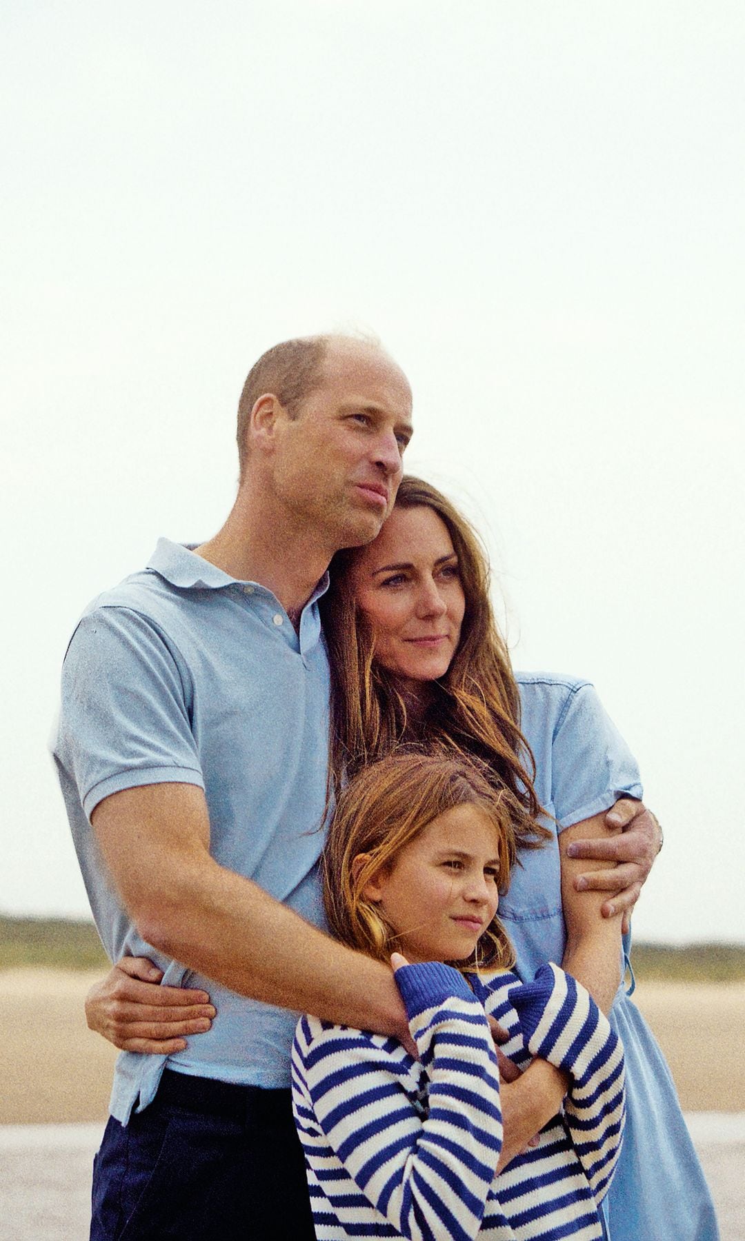 Los Príncipes de Gales con su hija Charlotte