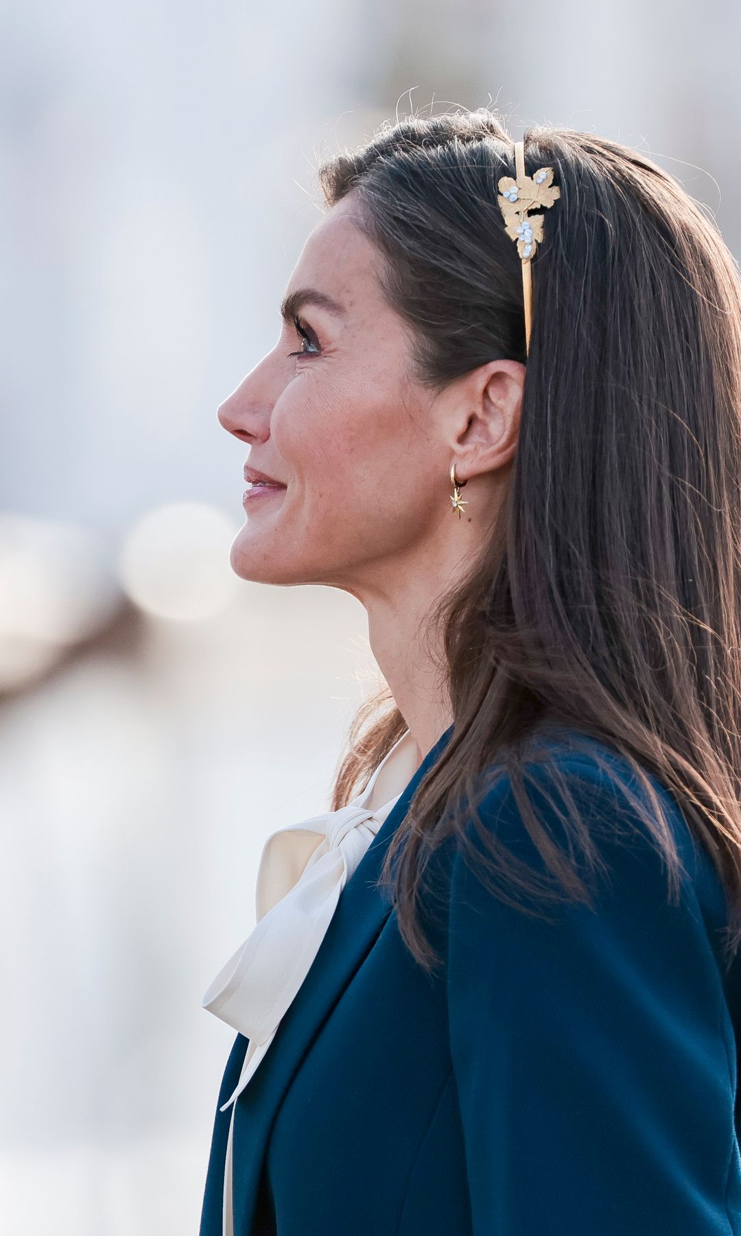 Reina Letizia en la despedida de Juan Sebastian ElCano