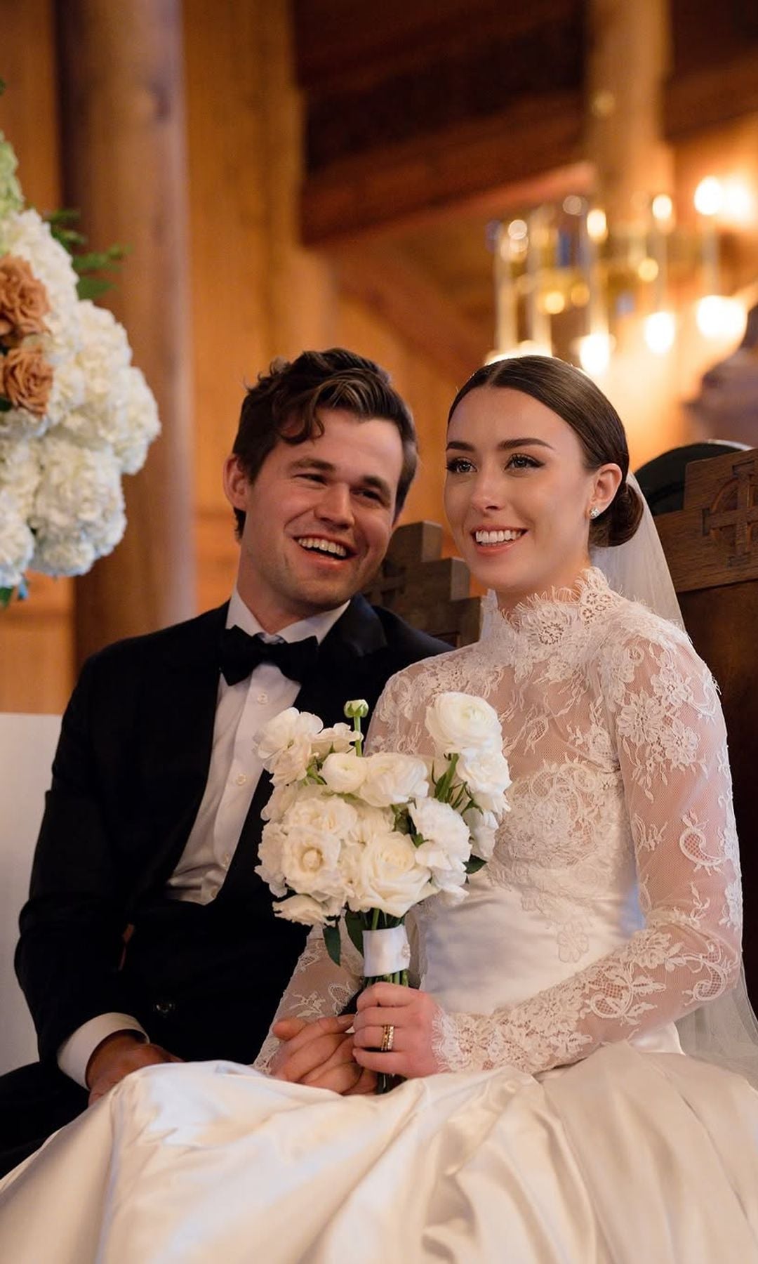 Boda Magnus Carlsen y Ella Victoria Malone