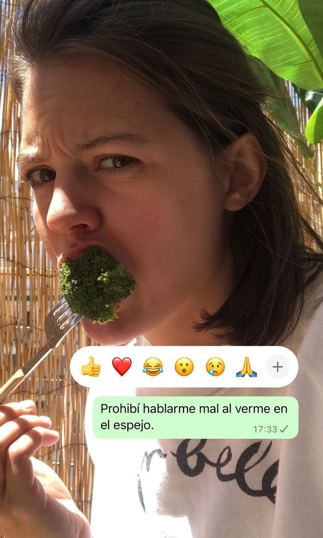 Isabelle Junot también ha buscado mejorar su relación con la comida