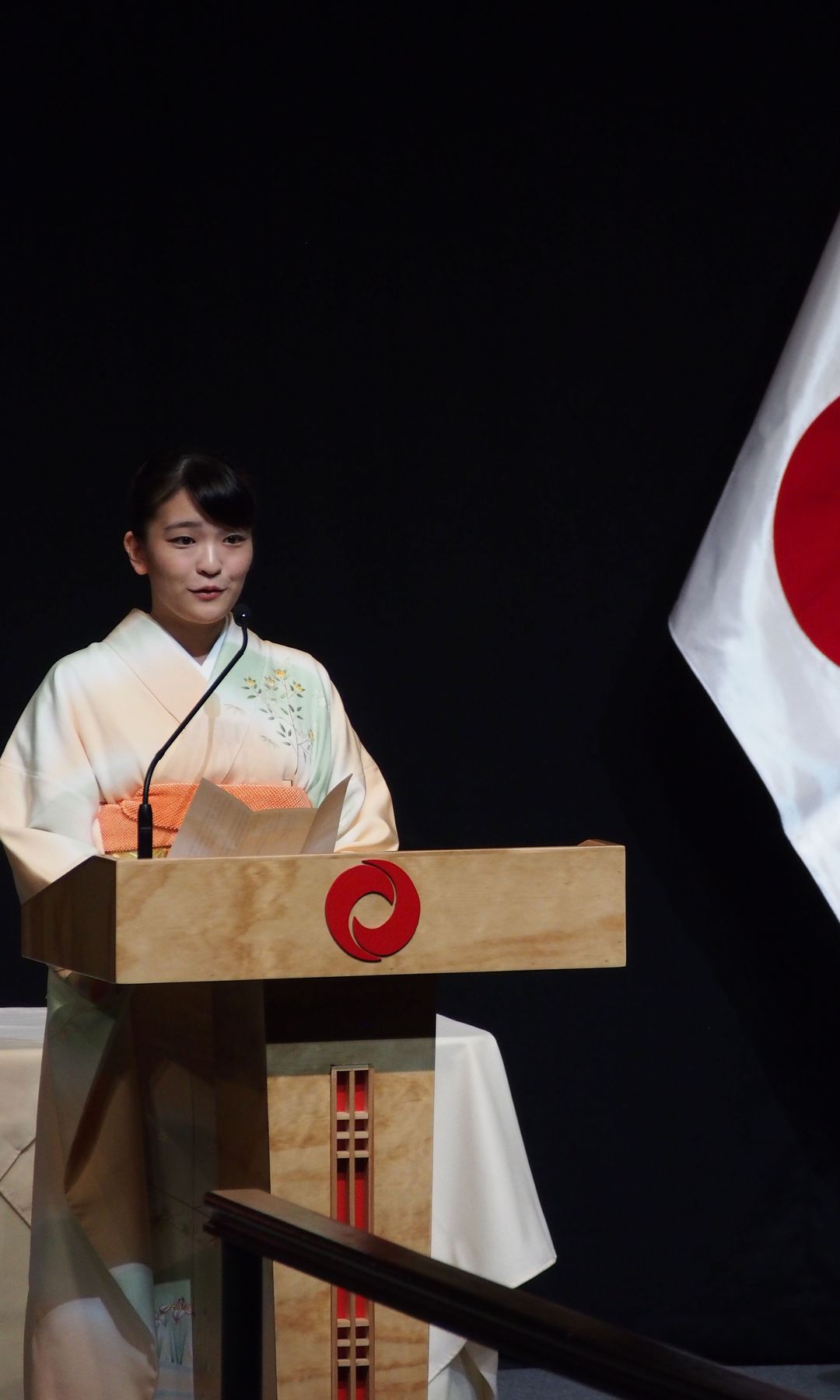 Mako de Japón durante un viaje oficial a Peru en el año 2019. Desde que terminó sus estudios, primero como nieta y luego como sobrina del emperador, la princesa Mako cumplió con éxito con una agenda exterior que es complicada de abordar para una Casa Imperial que cada día cuenta con menos miembros