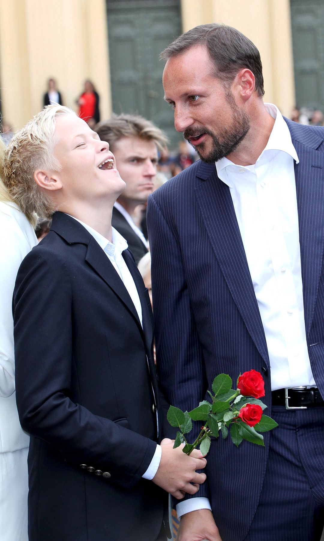 Imagen tomada en Oslo en el año 2011 durante las celebraciones por los diez años de matrimonio del príncipe Haakon y Mette-Marit