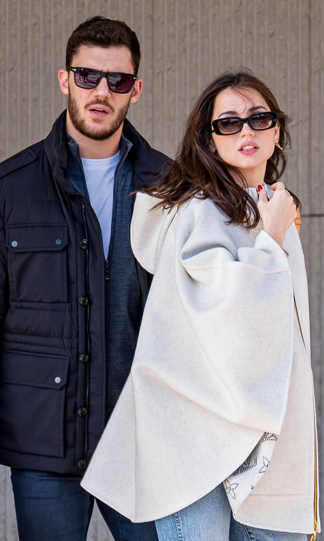 Ana de Armas con Manuel Anido Cuesta en Madrid