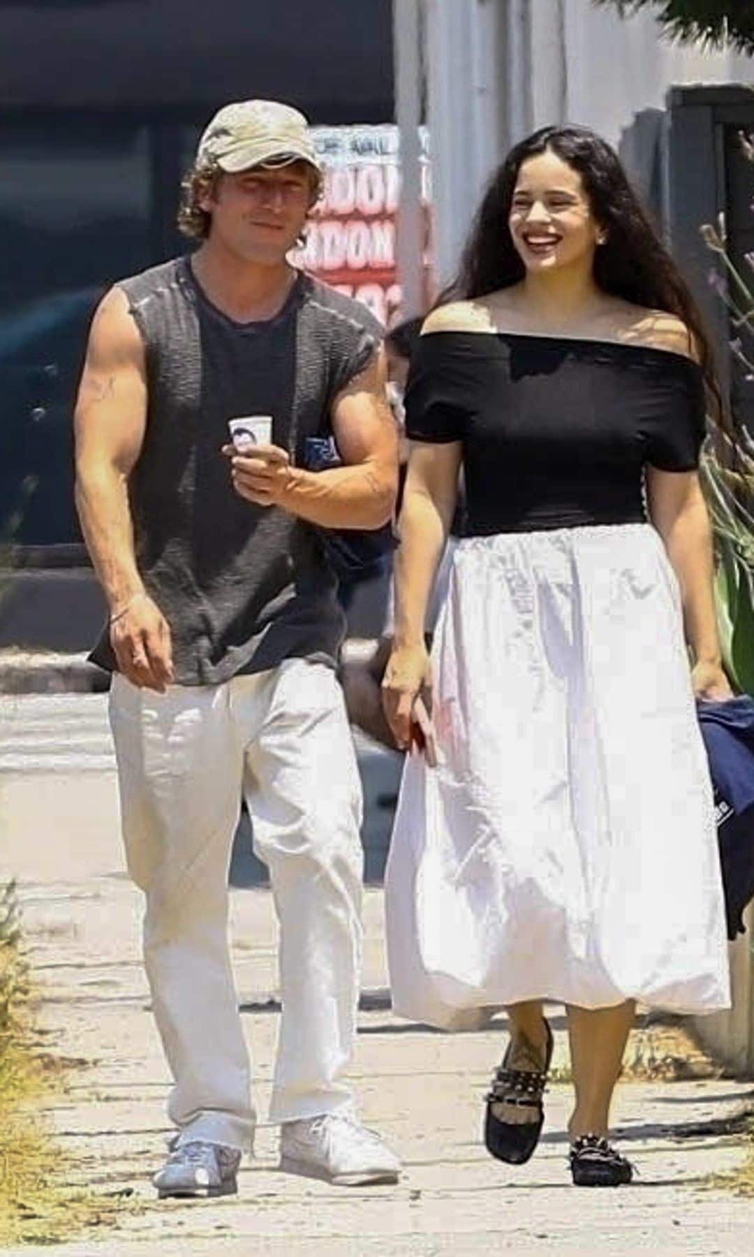 Jeremy Allen White y Rosalía en Los Ángeles