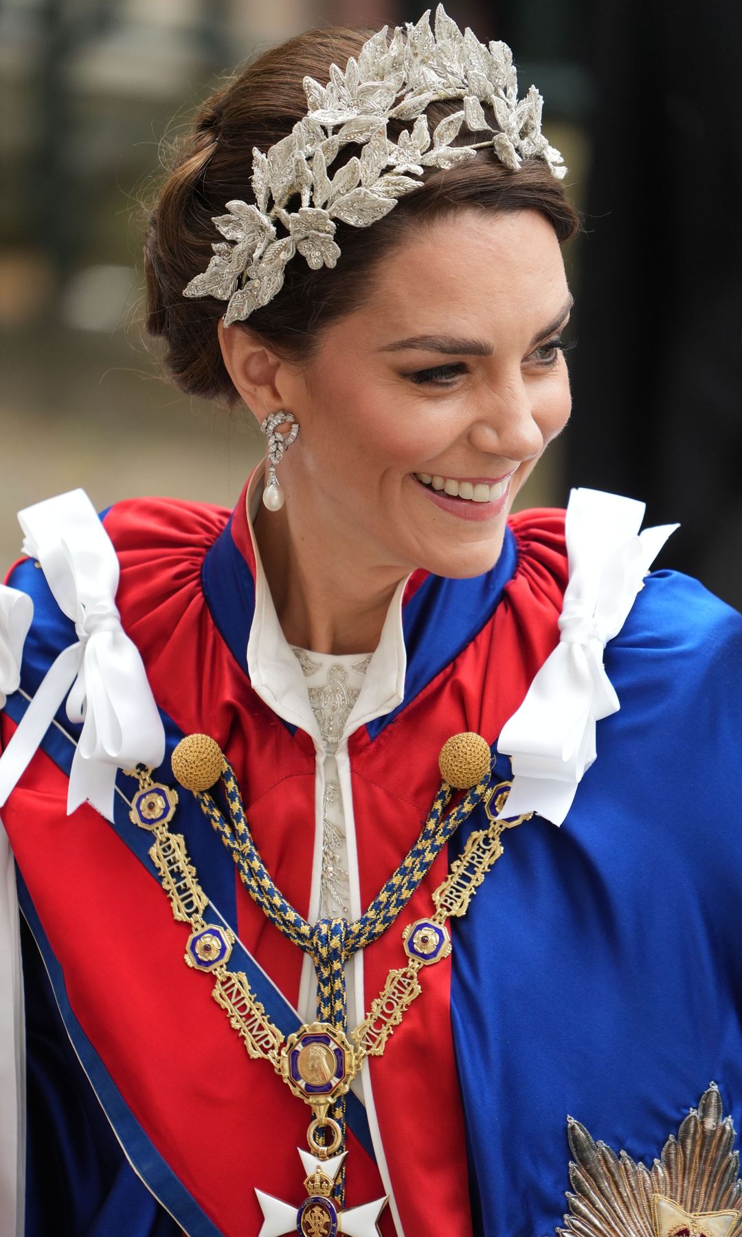 Kate Middleton, princesa de Gales, en la Coronación de Carlos III 