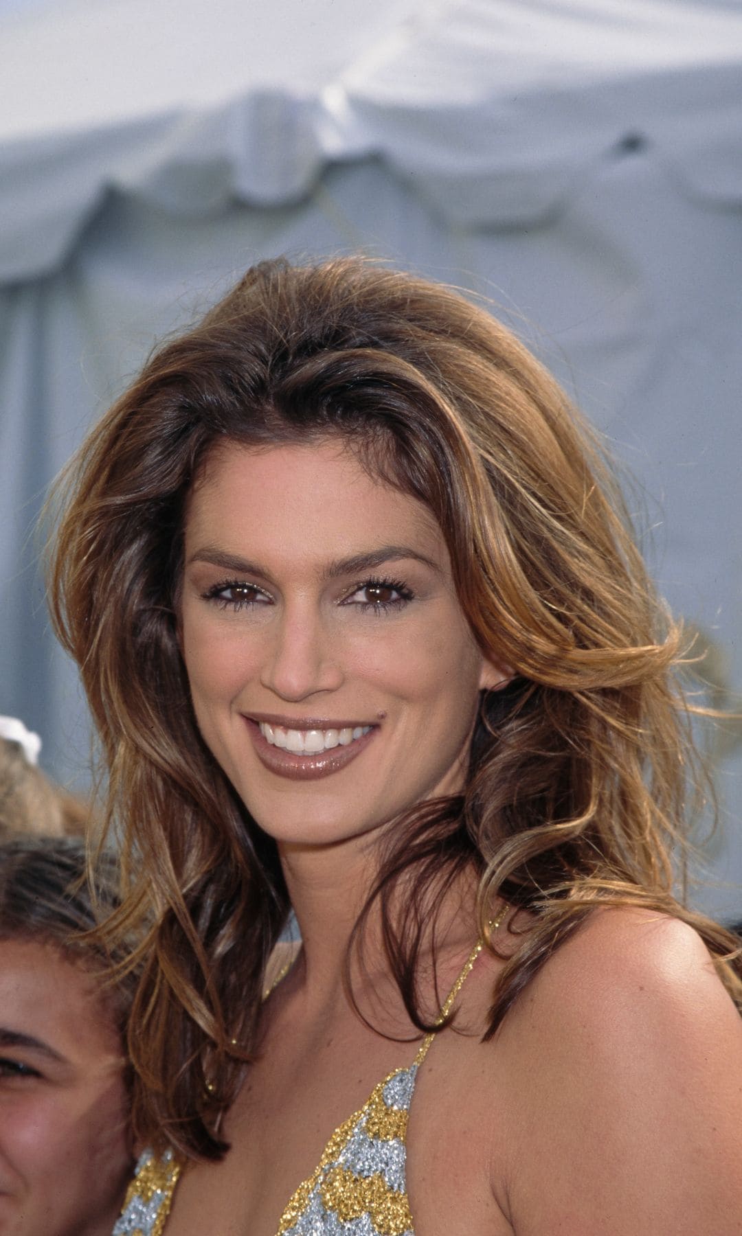 Cindy Crawford en la gala de los premios Kids Choice de  Nickelodeon en 1997