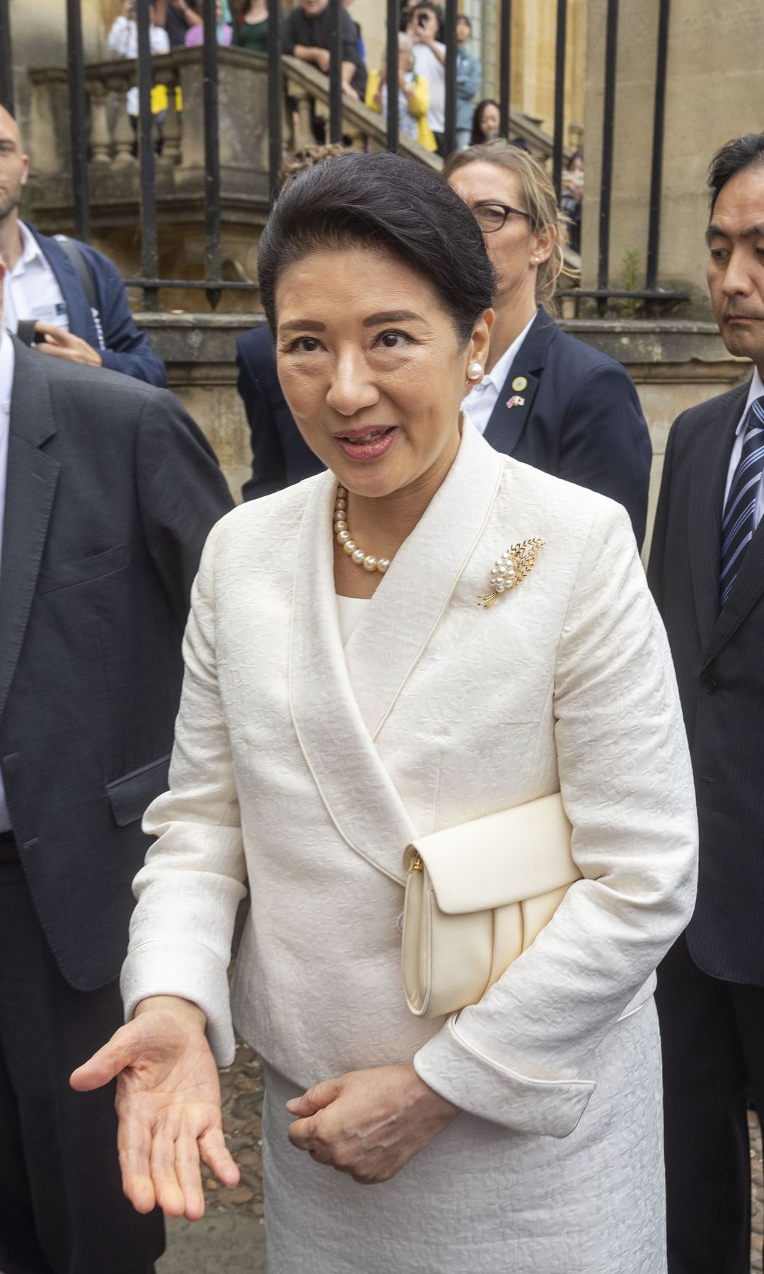 La emperatriz Masako en Oxford durante su viaje de Estado al Reino Unido en junio de 2024
