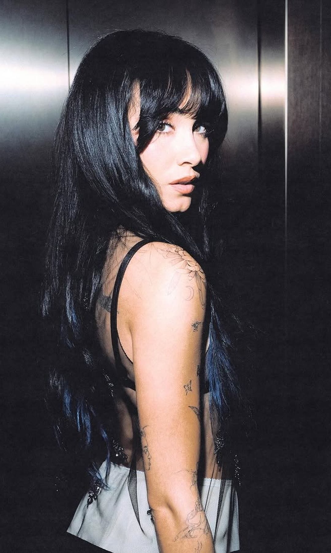 Aitana Ocaña looks de pelo azul