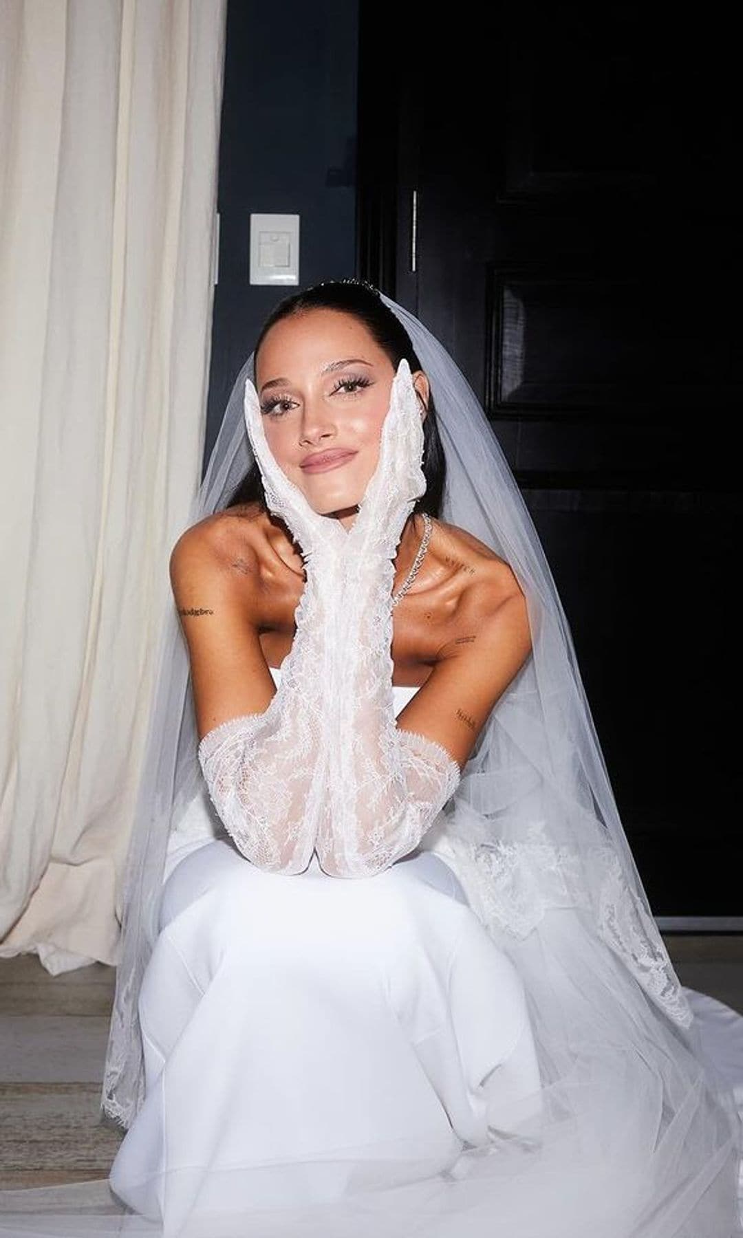 El vestido de novia de Oriana Sabatini en su boda con Paulo Dybala