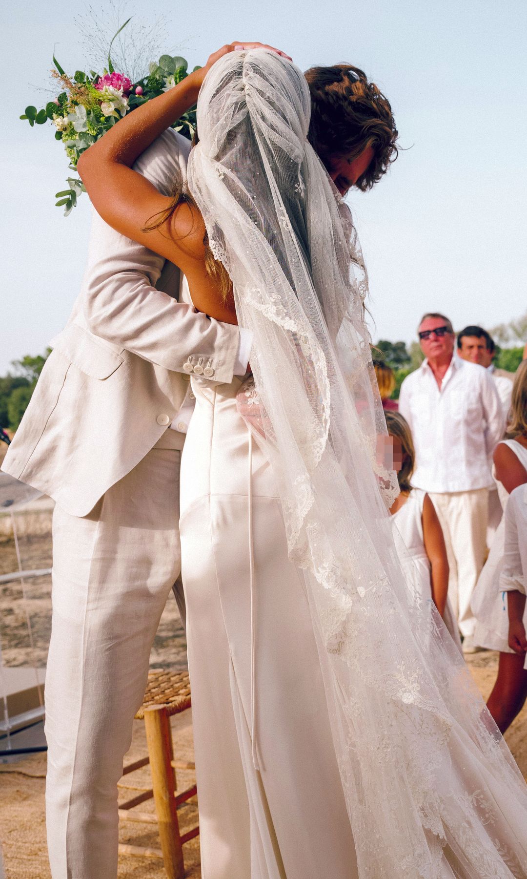 Bea Gimeno y Nacho Aragón en su boda