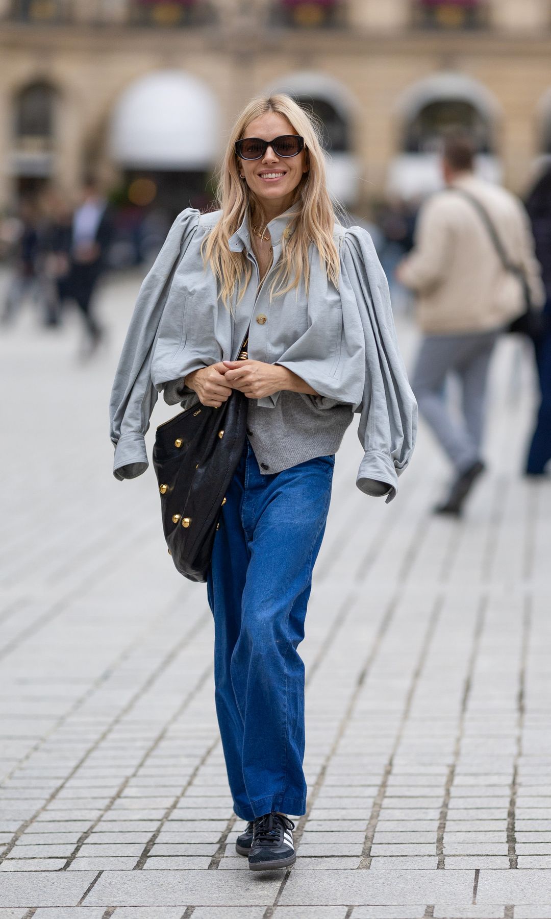 Sienna Miller en el desfile de Chloé en Paris Fashion Week