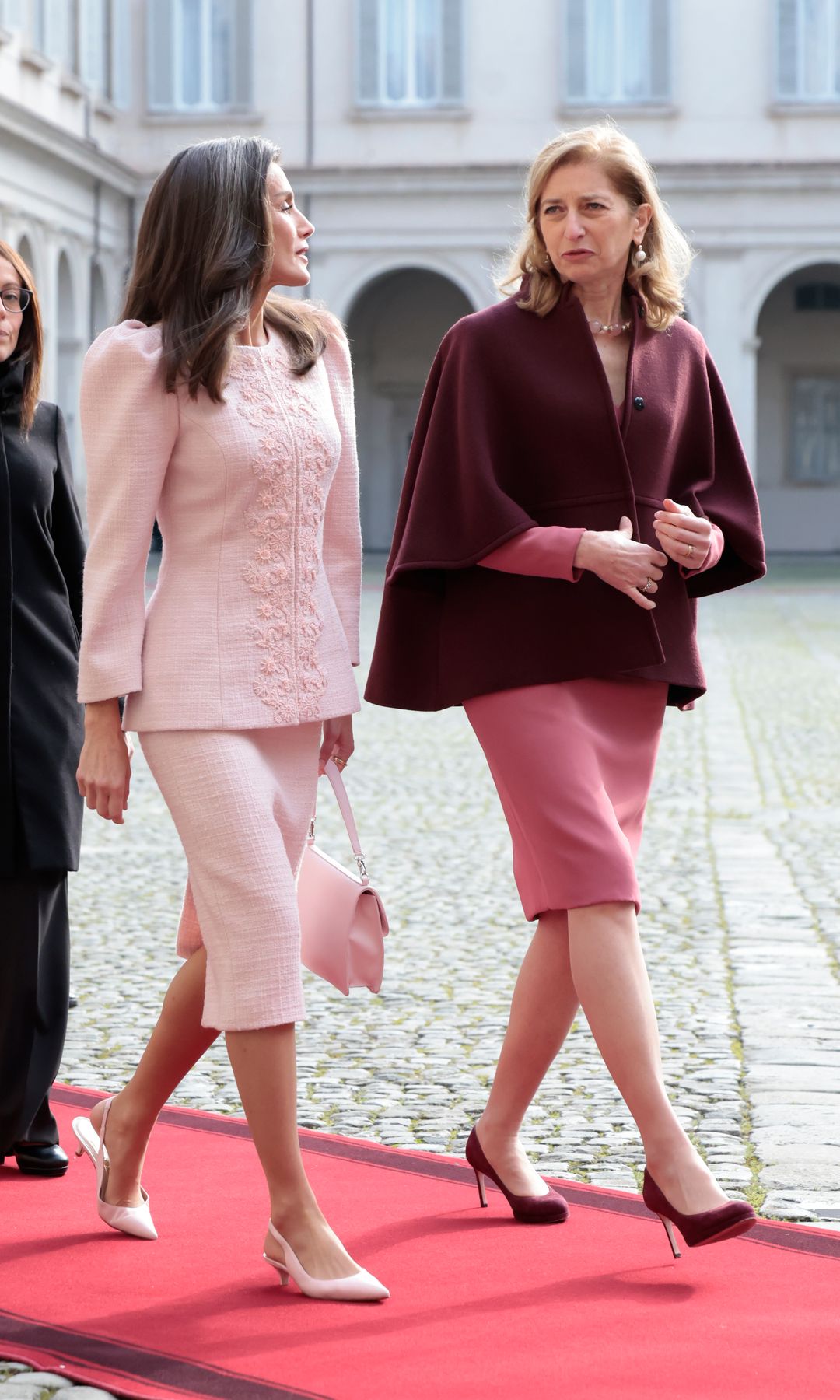 LA REINA LETIZIA EN SU VISITA A ITALIA