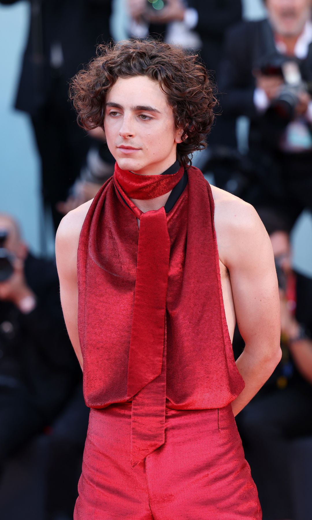 Timothée Chalamet en el Festival de Venecia 2022