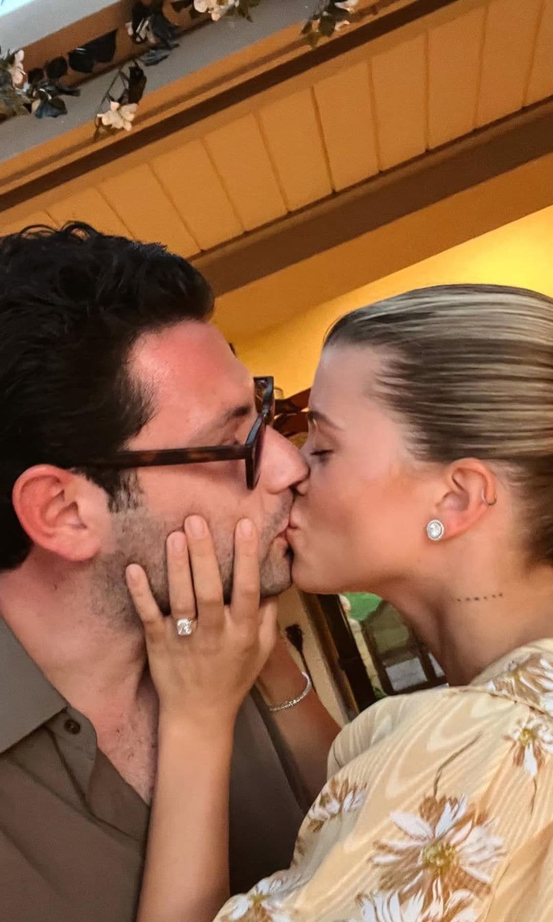 Sofia Richie y Elliot Grainge en su pedida de matrimonio