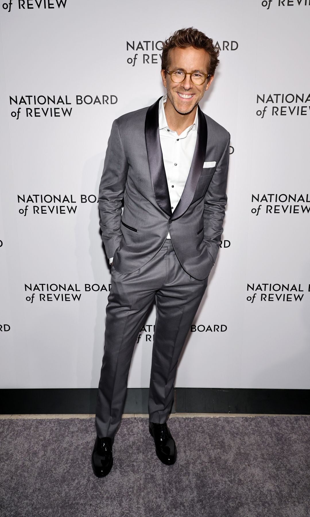 Ryan Reynolds poses during The National Board of Review Annual Awards Gala at Cipriani 42nd Street on January 07, 2025 in New York City.