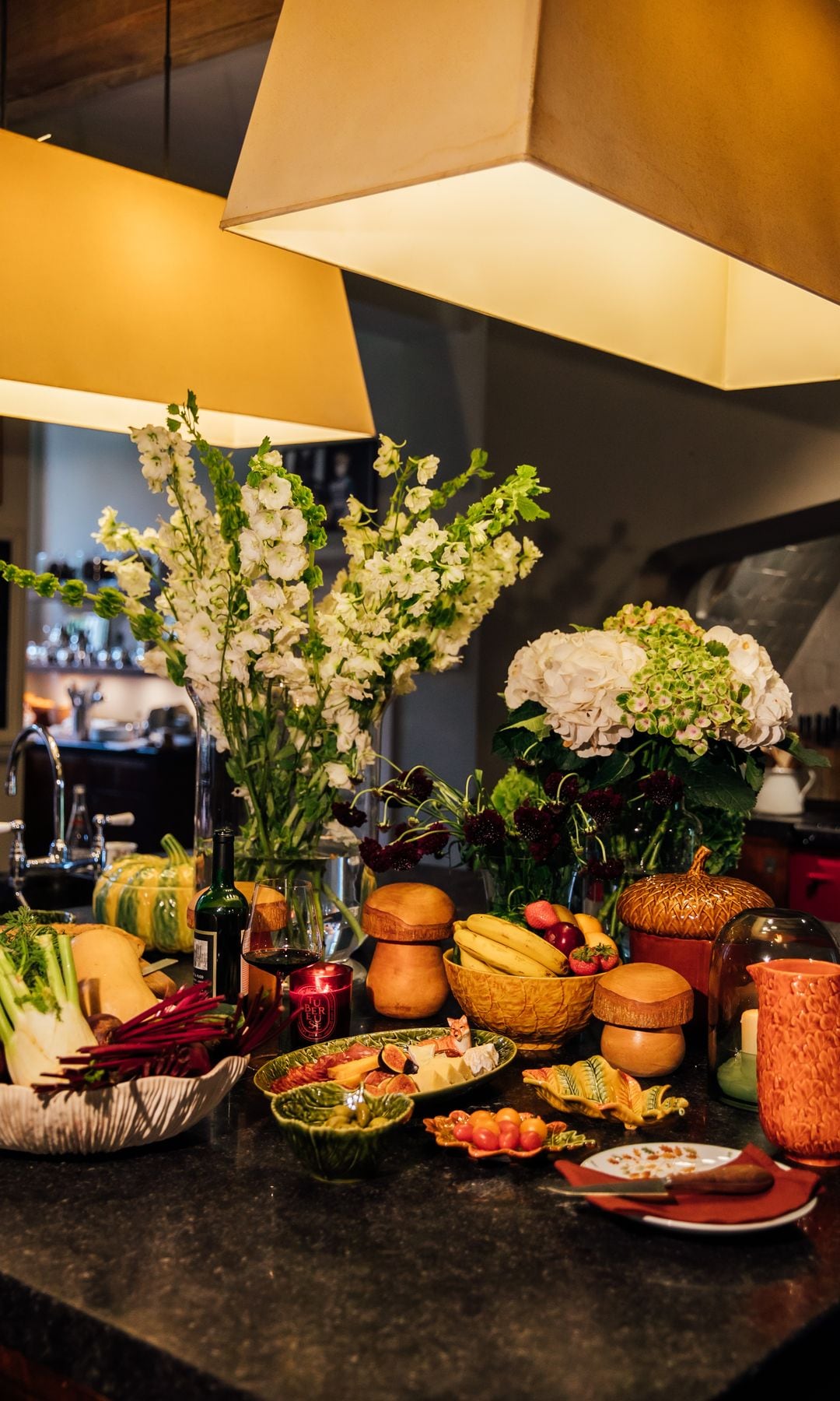 Detail of the kitchenware and decoration collection designed by Claudia Schiffer