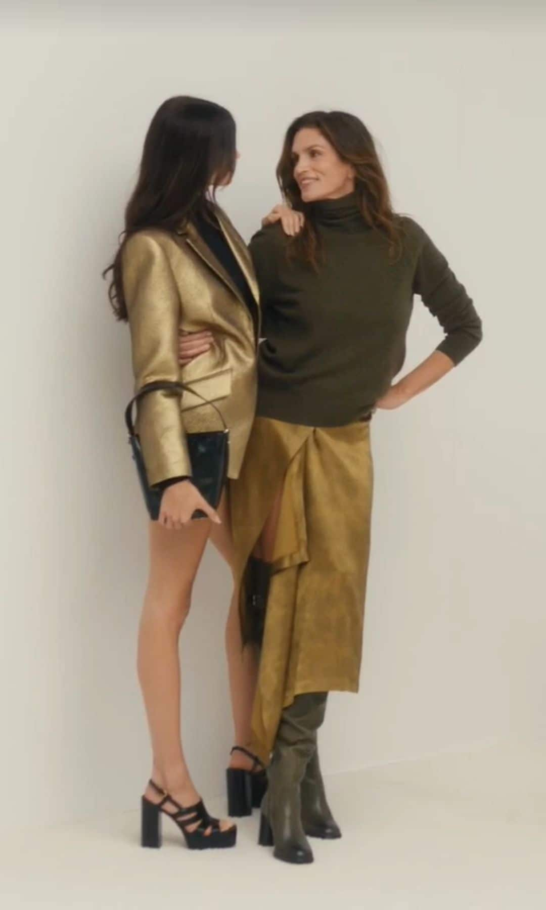 Kaia Gerber y Cindy Crawford posan para Zara