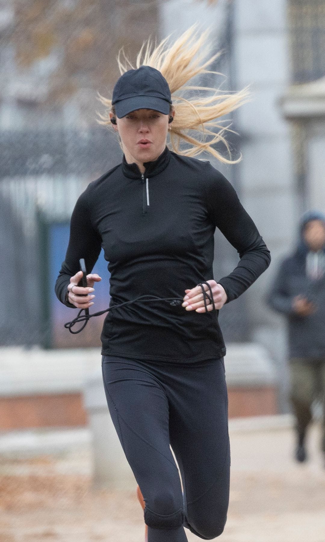 Amber Heard, corriendo en el Retiro