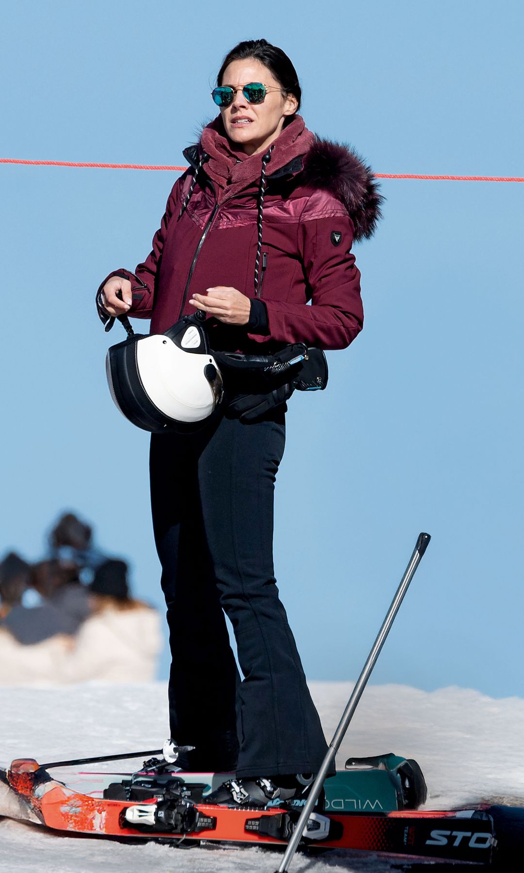 Amaia Salamanca en la nieve