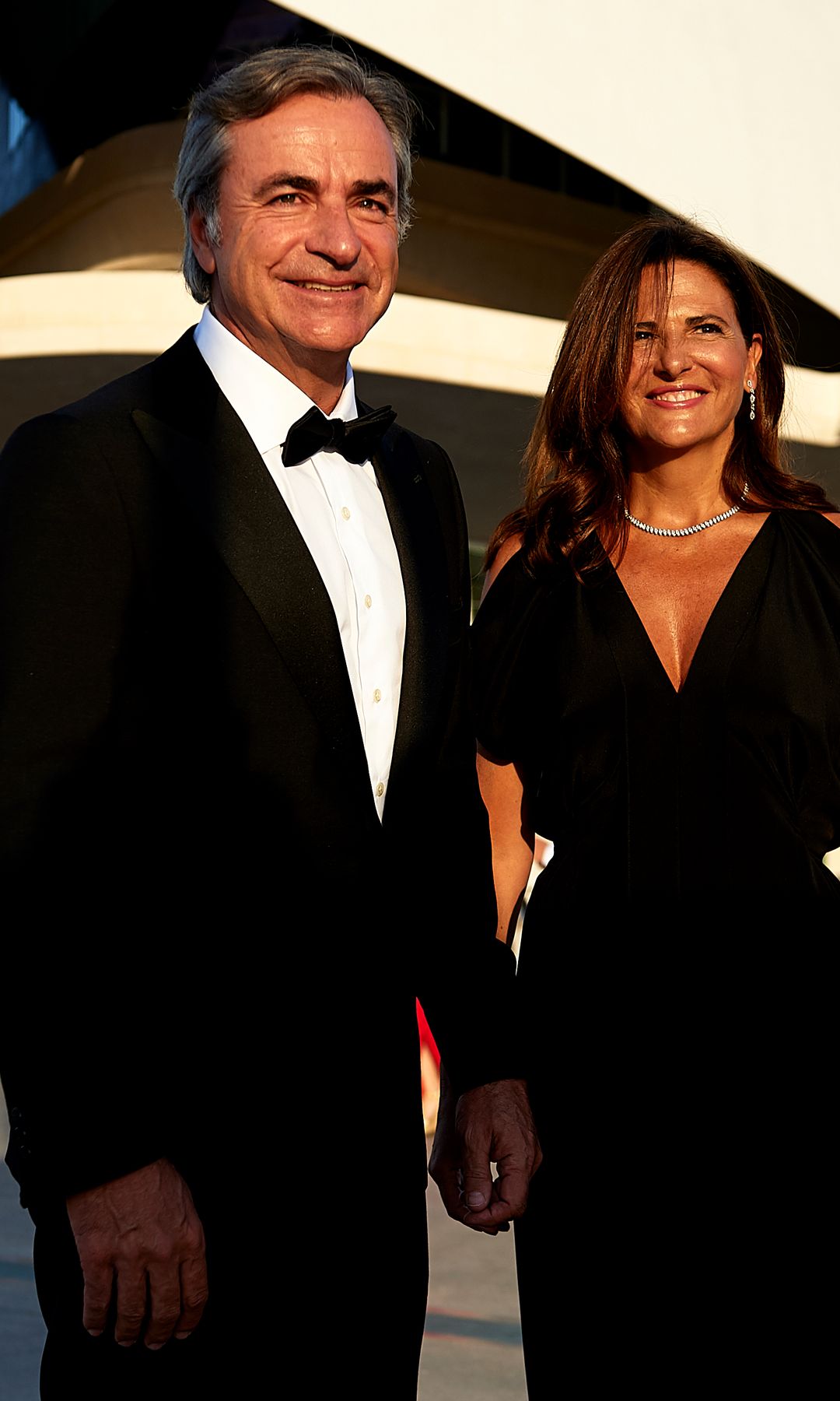 Carlos Sainz junto a su mujer, Reyes Vázquez