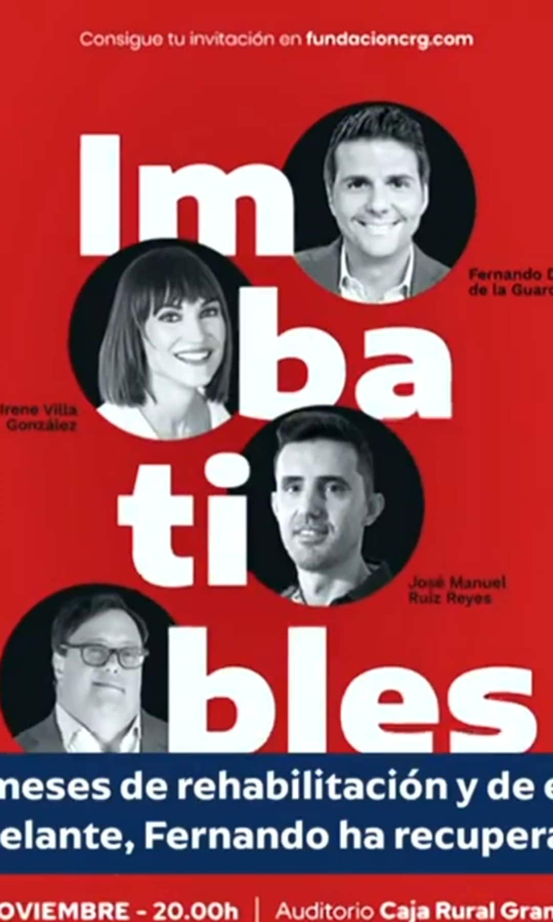 Cartel proyecto "IMBATIBLES" de Fernando Díaz de la Guardia