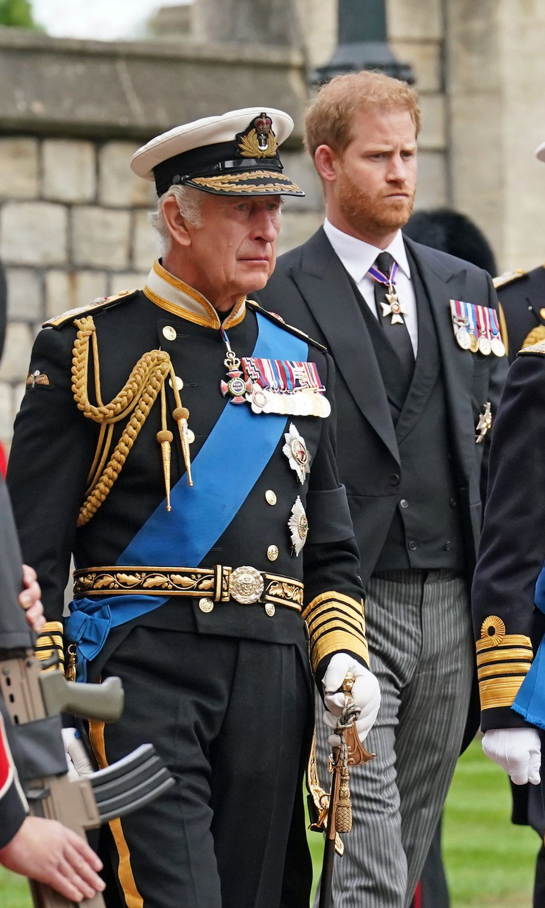19 de septiembre de 2022: Funeral de Estado de Isabel II. El príncipe Harry y Meghan Markle regresaron a Londres para participar en todos los actos que se celebraron para despedir a la soberana