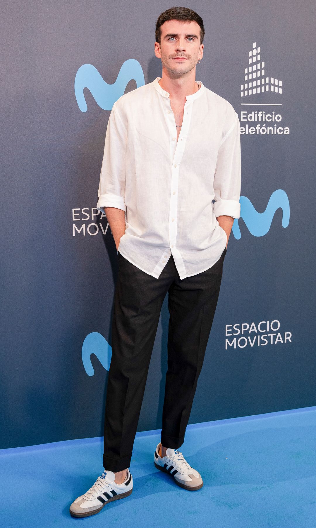 Actor Alejandro Vergara at photocall for inauguration of Movistar Space in Madrid on Thursday, 12 September 2024.