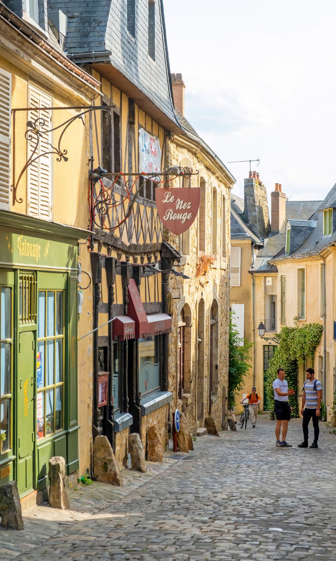 Calle de Le Mans, Loira, Francia