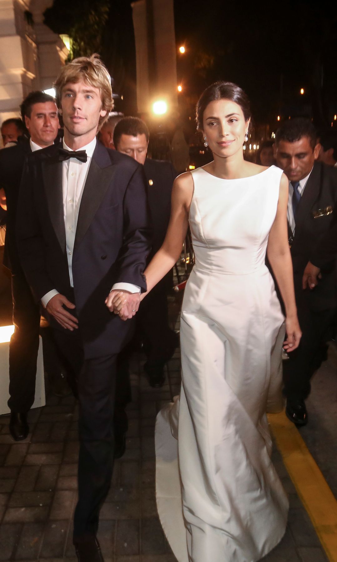 Alessandra de Osma and Christian of Hannover during the Gala dinner at the Pedrode OsmaMuseum on ocassion of their wedding in Lima Friday, March 17, 2018