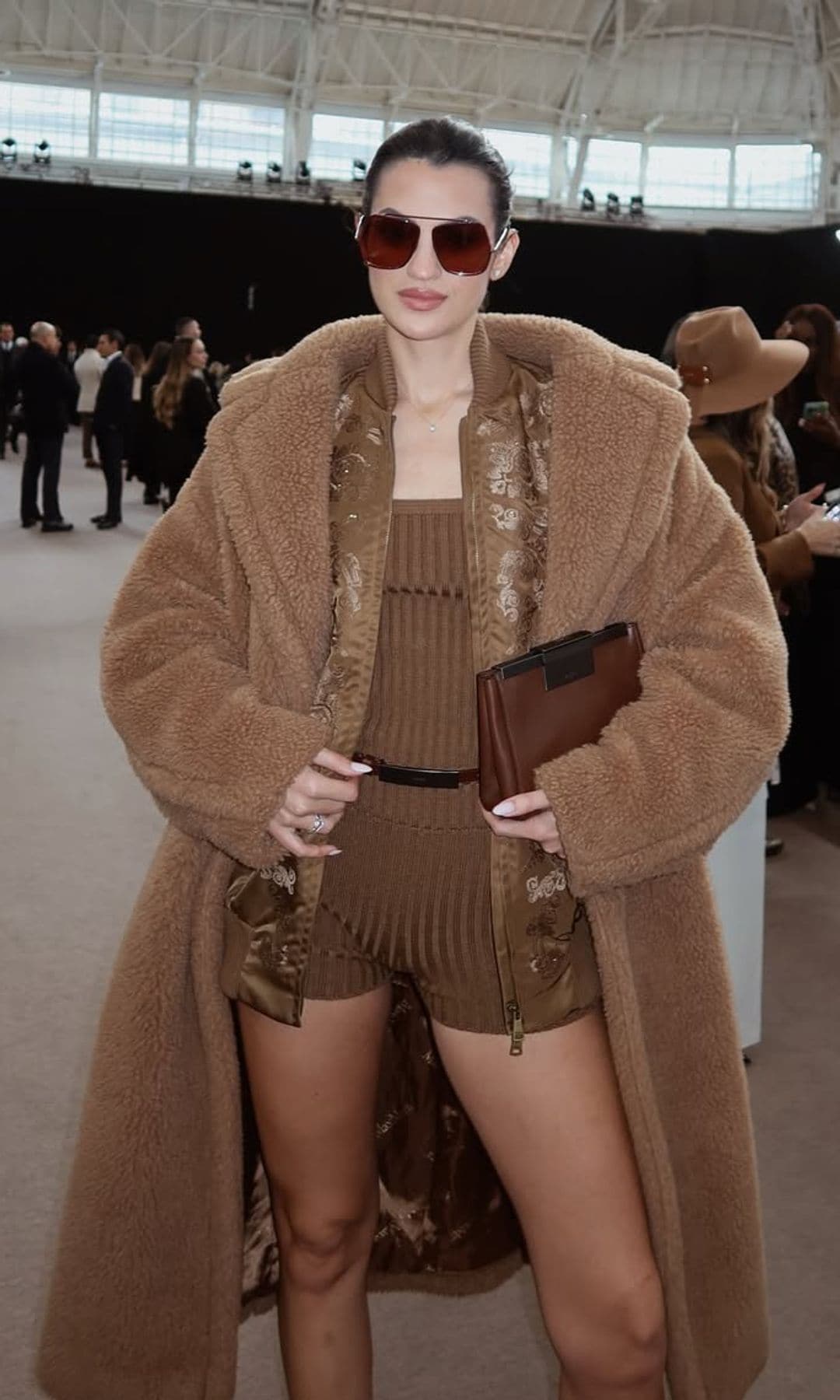 Marta Lozano en el desfile de Max Mara en Milan Fashion Week