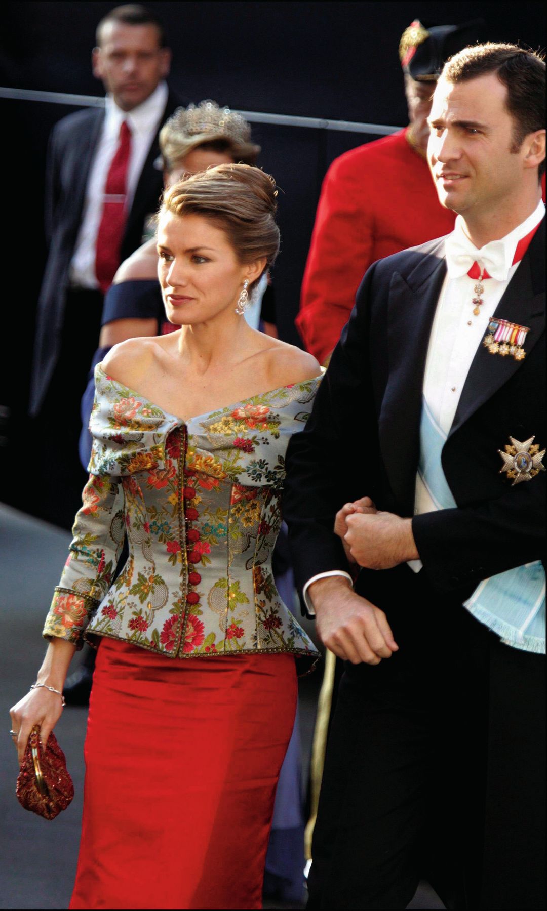 letizia y felipe en la boda del príncipe Frederik 