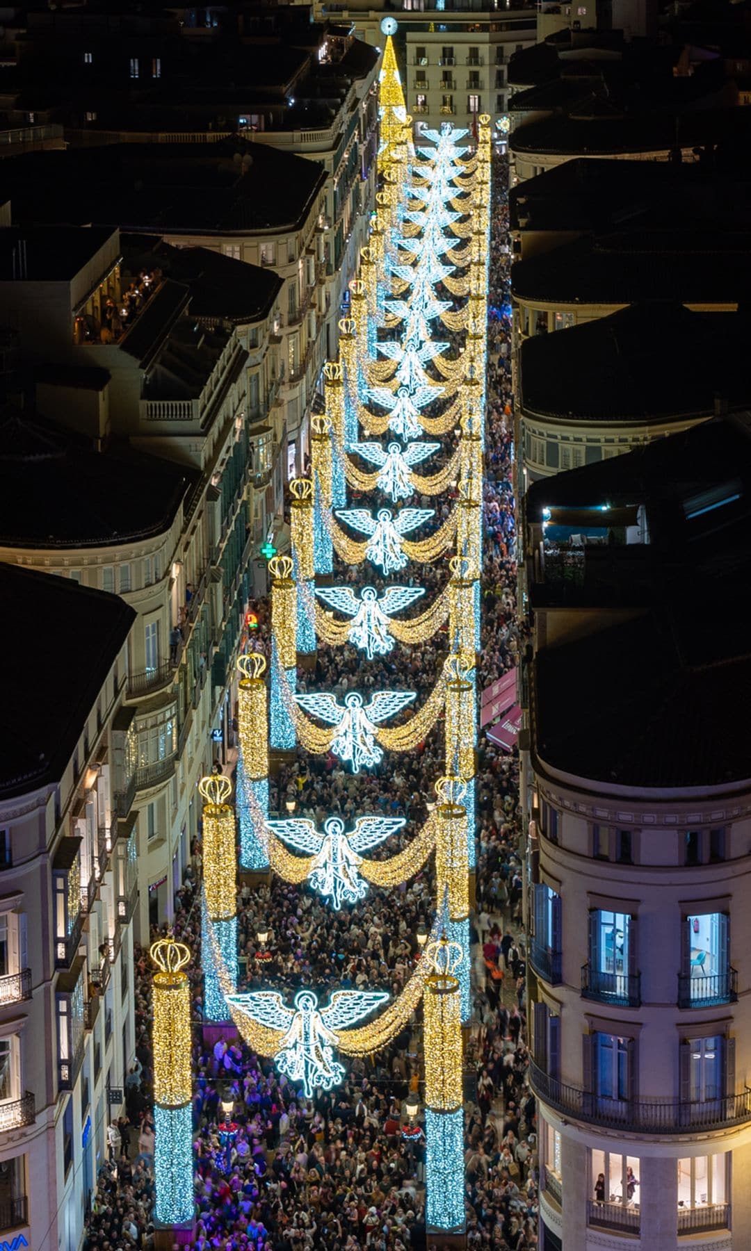 Luces de Navidad 2024-2025 en Málaga: calles iluminadas, horarios y novedades